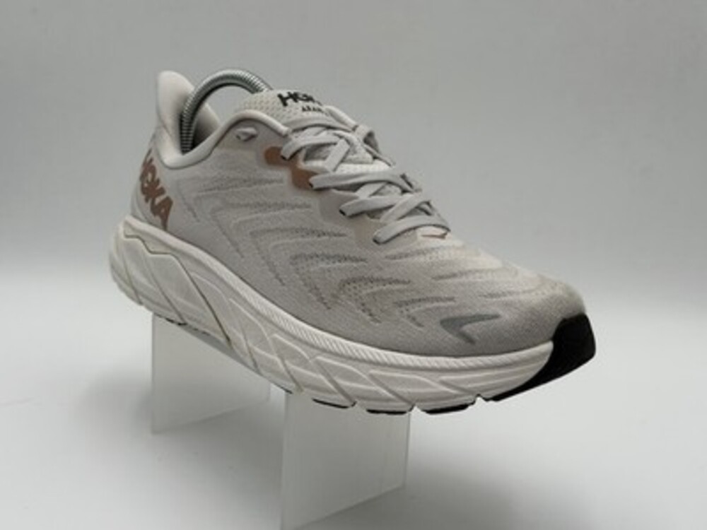 Hoka One One Arahi 6 Shoes Womens Size 9.5 White Running Sneakers 1123193 NCGR